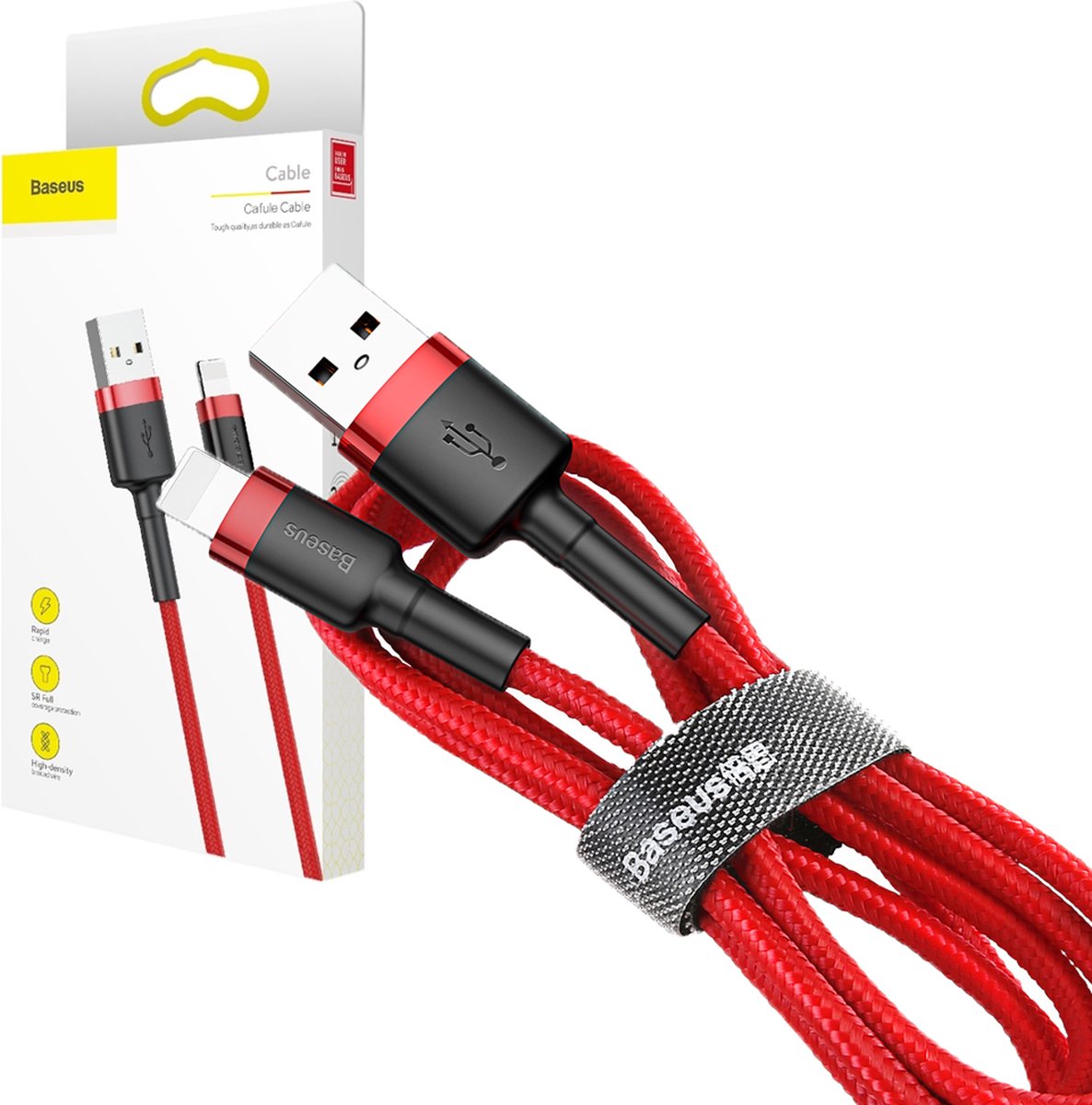 Câble Lightning USB Baseus Câble Lightning USB iPhone 5 6-s 7 8 0,5 m qualité