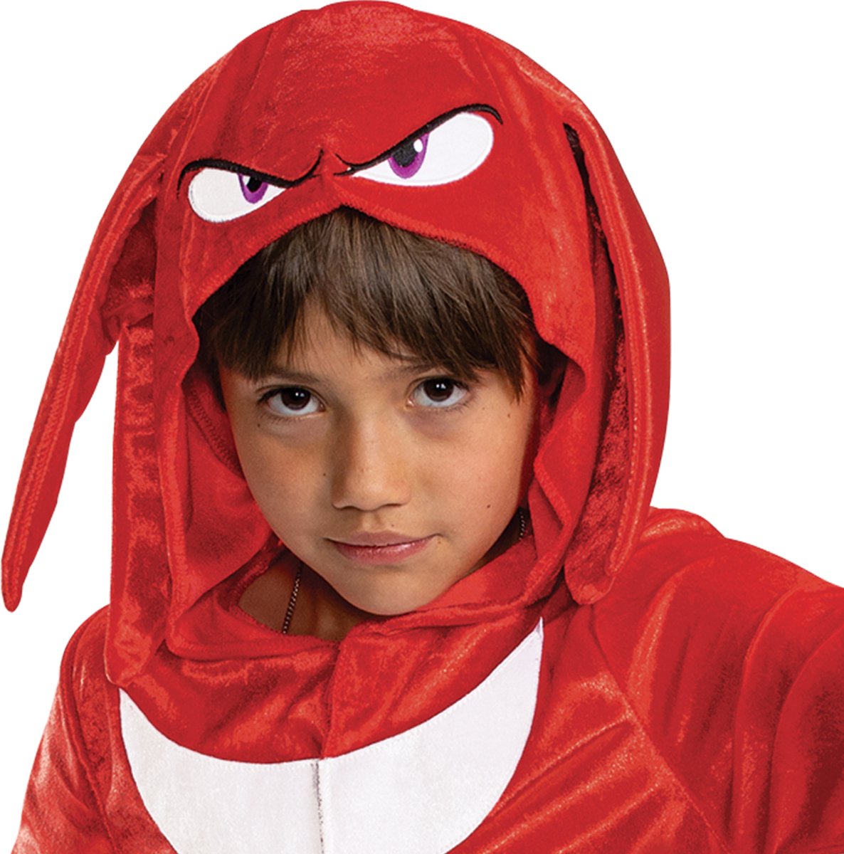 Déguisement knuckles filmie combinaison capuche classique m 7-8 ans