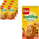 Biscuits Liga belvita miel noisette - boîte 6 x 300g - biscuit - biscuits pour la route ou le travail et le bureau