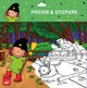 Clavis joy poster à colorier sorcière mimi dans la forêt
