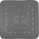 Tapis de douche antidérapant Differnz tutus 55x55cm anthracite