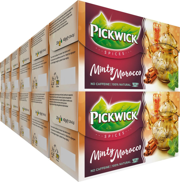 Tisane mentholée du maroc aux épices Pickwick - 12 x 20 sachets
