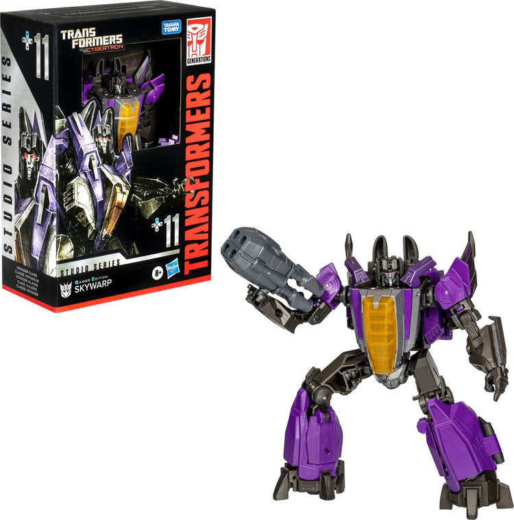 Transformers hasbro : war for cybertron studio series voyager class action figurine gamer edition skywarp 16 cm figurine