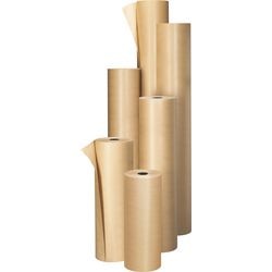 Rouleau de papier kraft raja pak010 1000 mm x 107 m marron