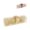 Bougies paillettes métallisées 5cm lot de 4