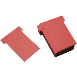 Cartes T ultradex étroites rouge brique