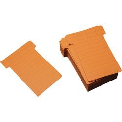 Cartes T ultradex étroites orange, rouge