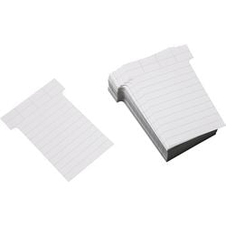 Cartes T ultradex étroites blanches