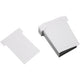 Cartes T ultradex étroites blanches