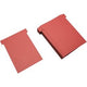 Cartes T ultradex larges rouge brique
