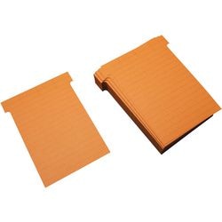 Cartes T ultradex larges orange, rouge