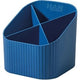 Pot à stylo han 17248-16 pp (polypropylène) bleu