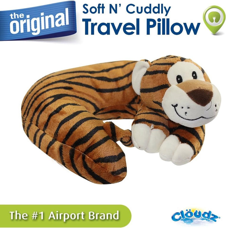 Clöudz peluche cloudz peluche oreiller cervical pour enfant tigre