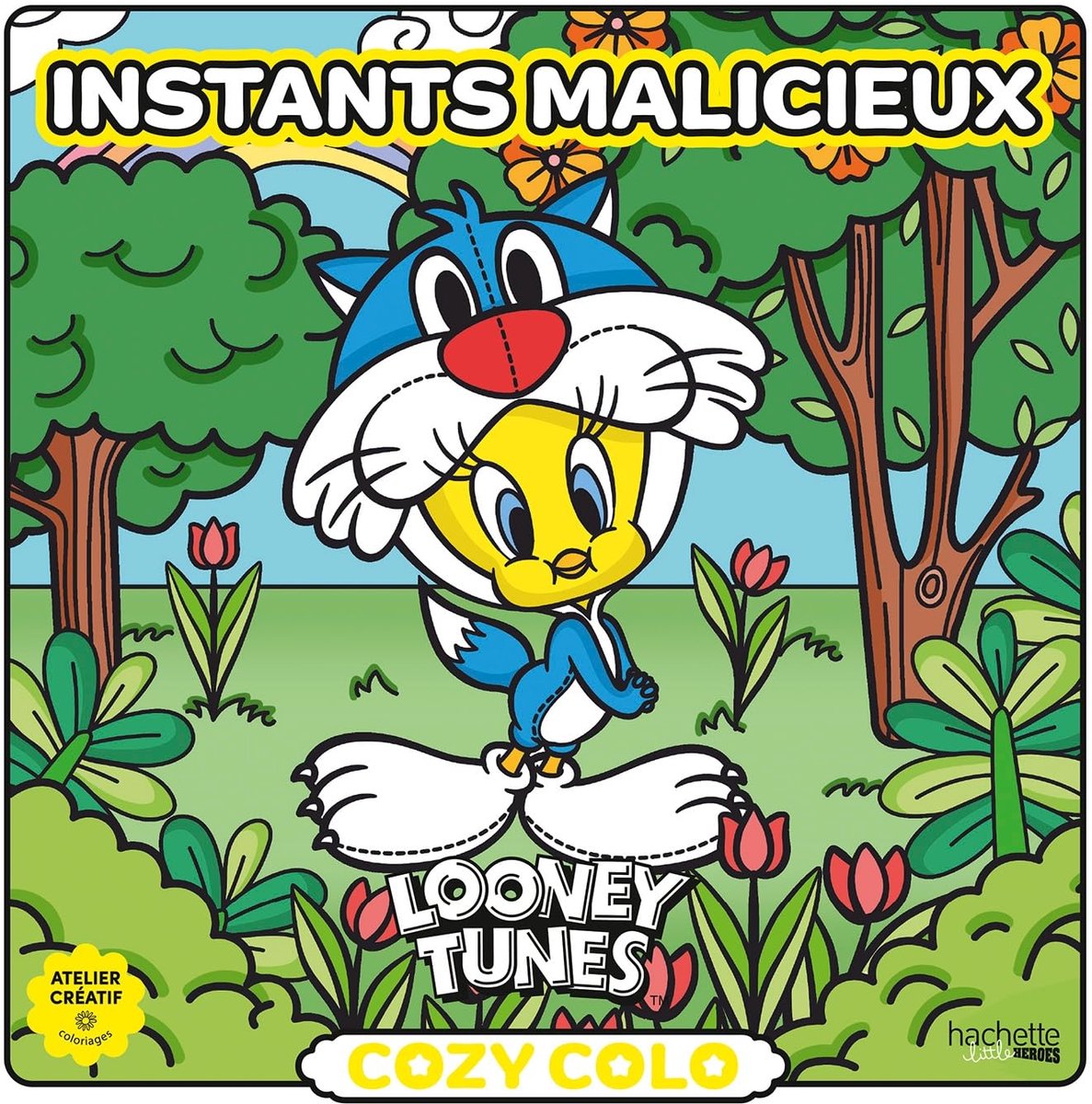 Hachette heros cosy colo - looney tunes instants malicieux - hachette - livre de coloriage pour adultes et enfants
