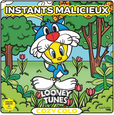 Hachette heros cosy colo - looney tunes instants malicieux - hachette - livre de coloriage pour adultes et enfants