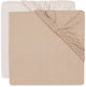 Jollein drap-housse berceau - 40 50x80 90cm - jersey - blush wild rose - 2 pièces