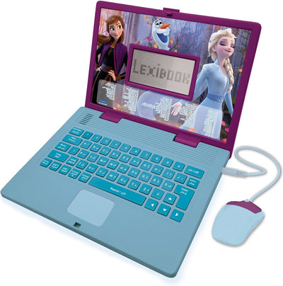 Lexibook disney la reine des neiges ordinateur portable éducatif bilingue arabe anglais