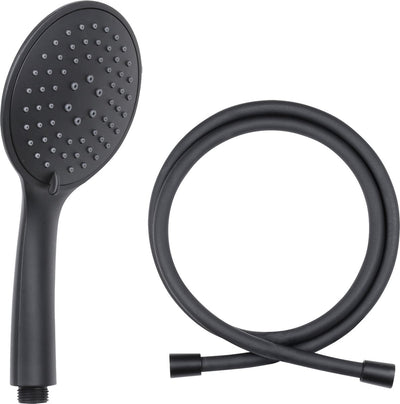 Douchette Differnz - 3 positions - avec flexible de douche 1,5 m - noir