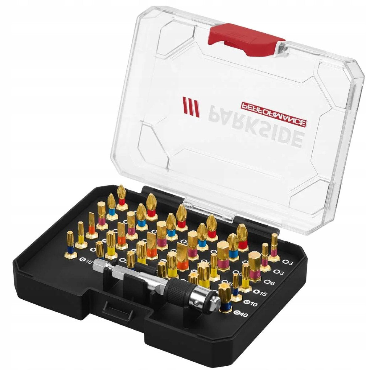 Jeu d'embouts de tournevis Parkside Performance 37 pièces - durable et polyvalent