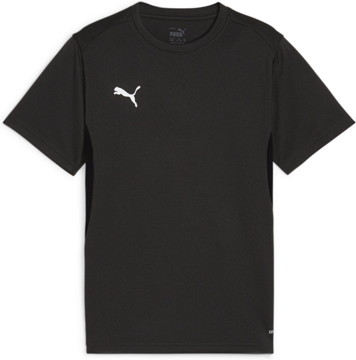 Puma teamgoal jersey jr maillot de sport pour garçons - noir-blanc-gris foncé