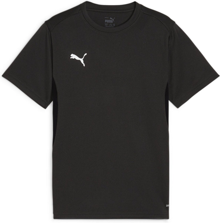 Puma teamgoal jersey jr maillot de sport pour garçons - noir-blanc-gris foncé