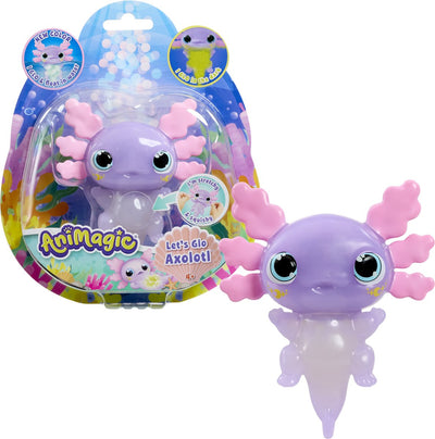 Goliath animagic let's glo axolotl pastel - figurine de jeu - axolotl lumineux