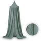 Jollein moustiquaire vintage - vert cendré - moustiquaire bébé, baldaquin - 245cm