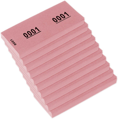 Pavé numérique Kangaro - 42x105 mm - 70 grammes - chiffres 1-1000 - rose - k-701115
