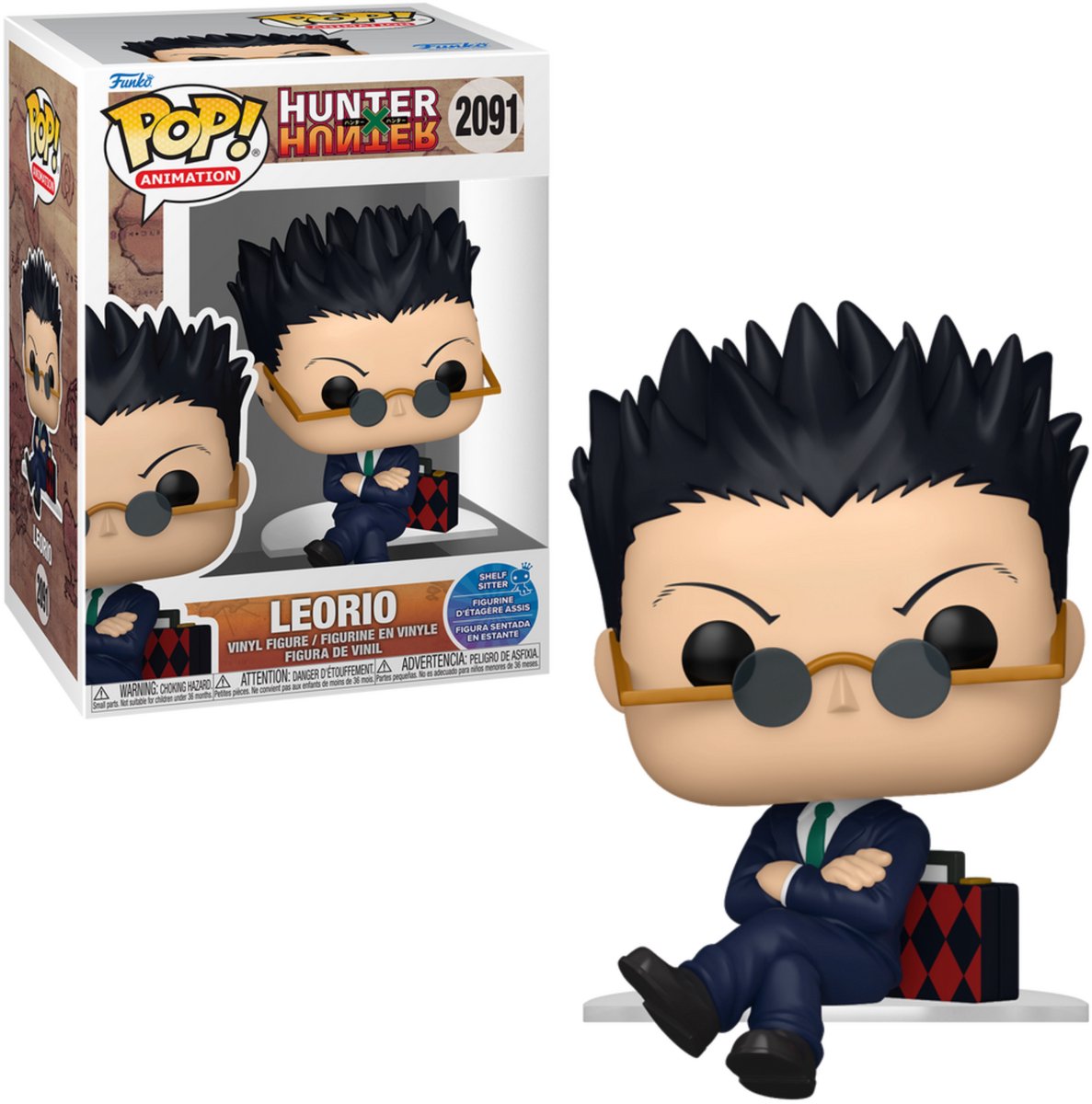 Funko-pop ! animation : hunter x hunter - leorio (gardien d'étagère) #2091