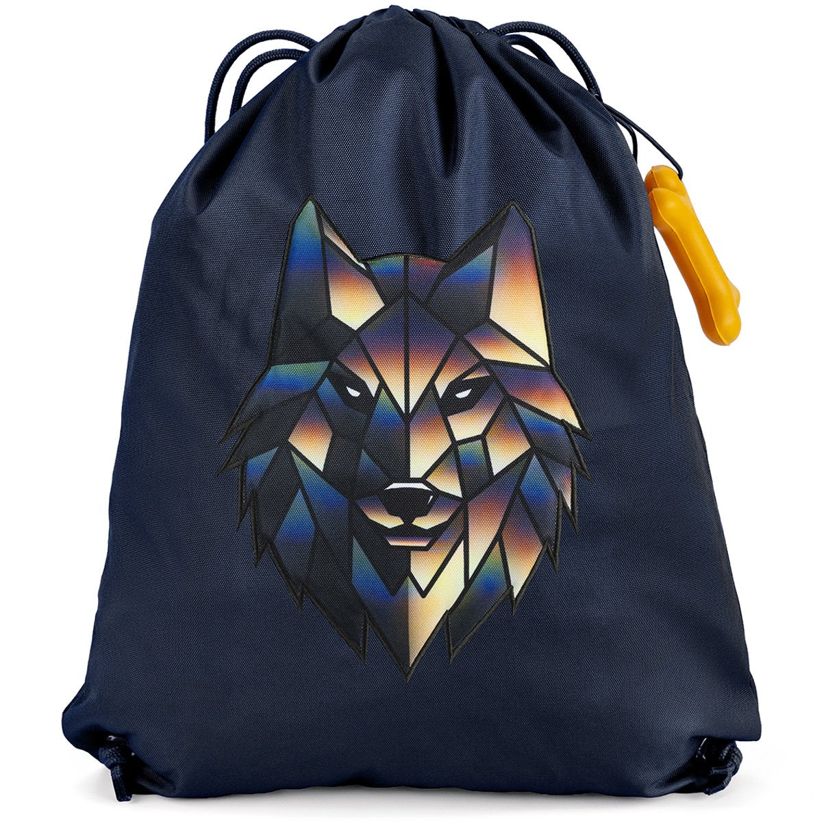 Stones and bones hazel 4.0 - sac de sport - sac de natation - matériau imperméable - loup - bleu foncé