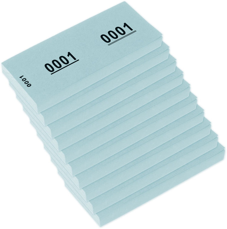 Pavé numérique Kangaro - 42x105mm - 70 grammes - chiffres 1-1000 - bleu