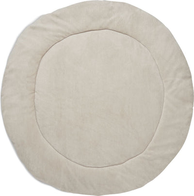 Jollein - tapis de jeu rond (nougat) - tricot basique - coton - tapis de jeu bébé - 95cm