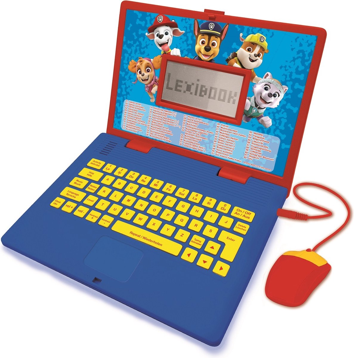 Ordinateur portable éducatif bilingue Lexibook Paw Patrol - 124 activités (allemand anglais)