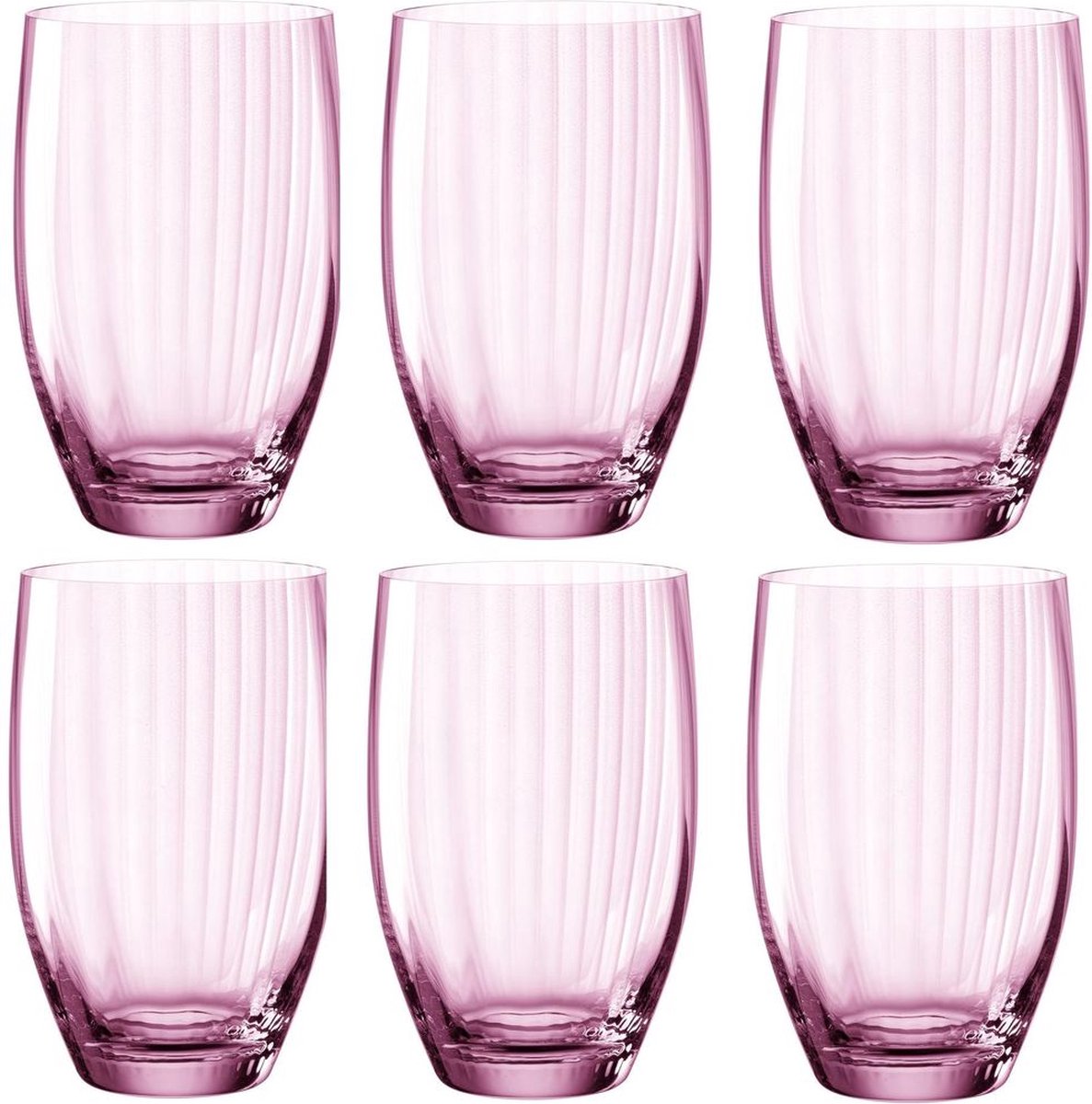 Verre à long drink Leonardo poesia 460ml rosé - lot de 6