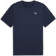 Puma m tad essentials solid cat tee (lc small cat) chemise de sport pour hommes - marine- blanc