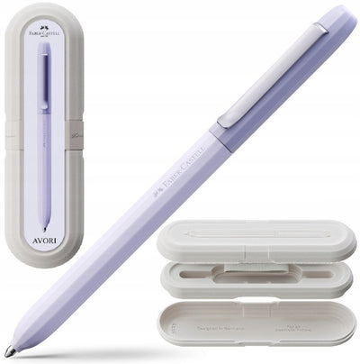 Stylo à bille Faber-castell Avori - encre bleue xb - emballage cadeau de luxe