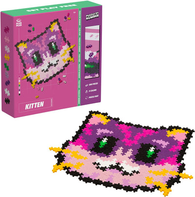 Puzzle Plus plus plus-plus par numéro chat chat 500 pièces (3960)