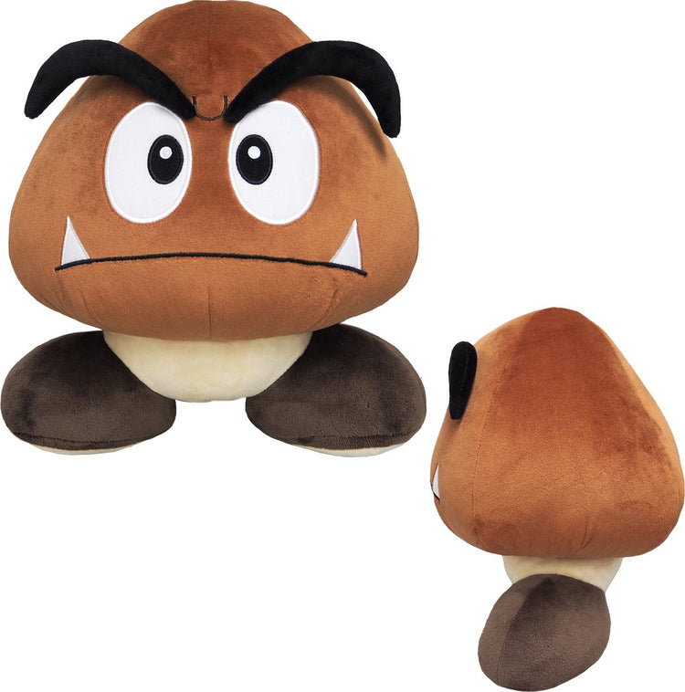 Ensemble super mario - goomba - peluche 30cm