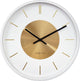 Nextime Nextime Mur Clock Retro II 25 cm Or blanc