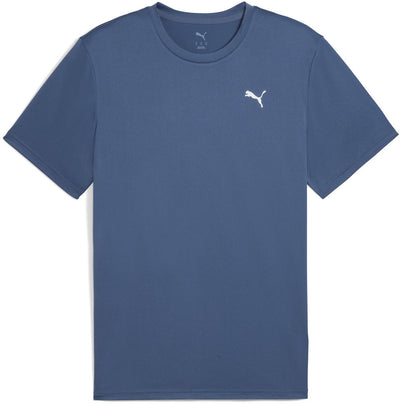 Puma m tad essentials solid cat tee (lc small cat) chemise de sport pour hommes - indigo foncé