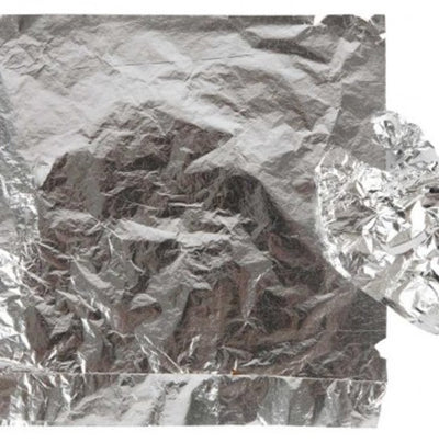 Creativ company tôle imitation, feuille 16x16 cm, argent, 0,625 m2, 25 feuilles 1 boîte