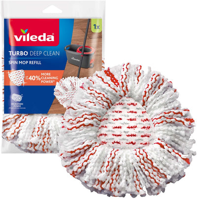 Vileda 1066785 - remplacement turbo 3-en-1 | 5 pièces