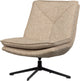 Fauteuil pivotant Woood Milaro - polyester - mélange naturel - 88x75x94
