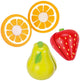 Blender en bois Goki avec des fruits, 7dlg.