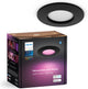 Spot encastrable Philips hue Thin - lumière blanche et colorée - ø90mm - noir