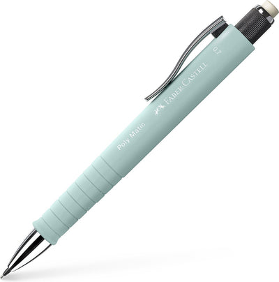 Porte-mine Faber-castell - polymatique - largeur d'écriture 0,7 mm - bleu caribique - fc-133305