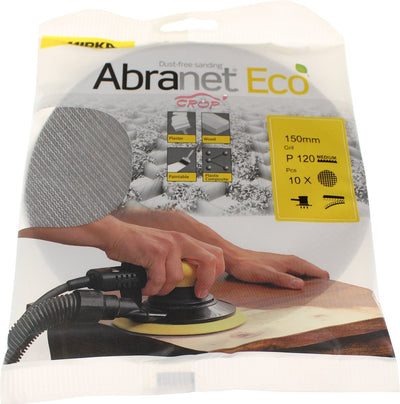 Disques abrasifs écologiques Mirka abranet 150mm *petit paquet* - p80