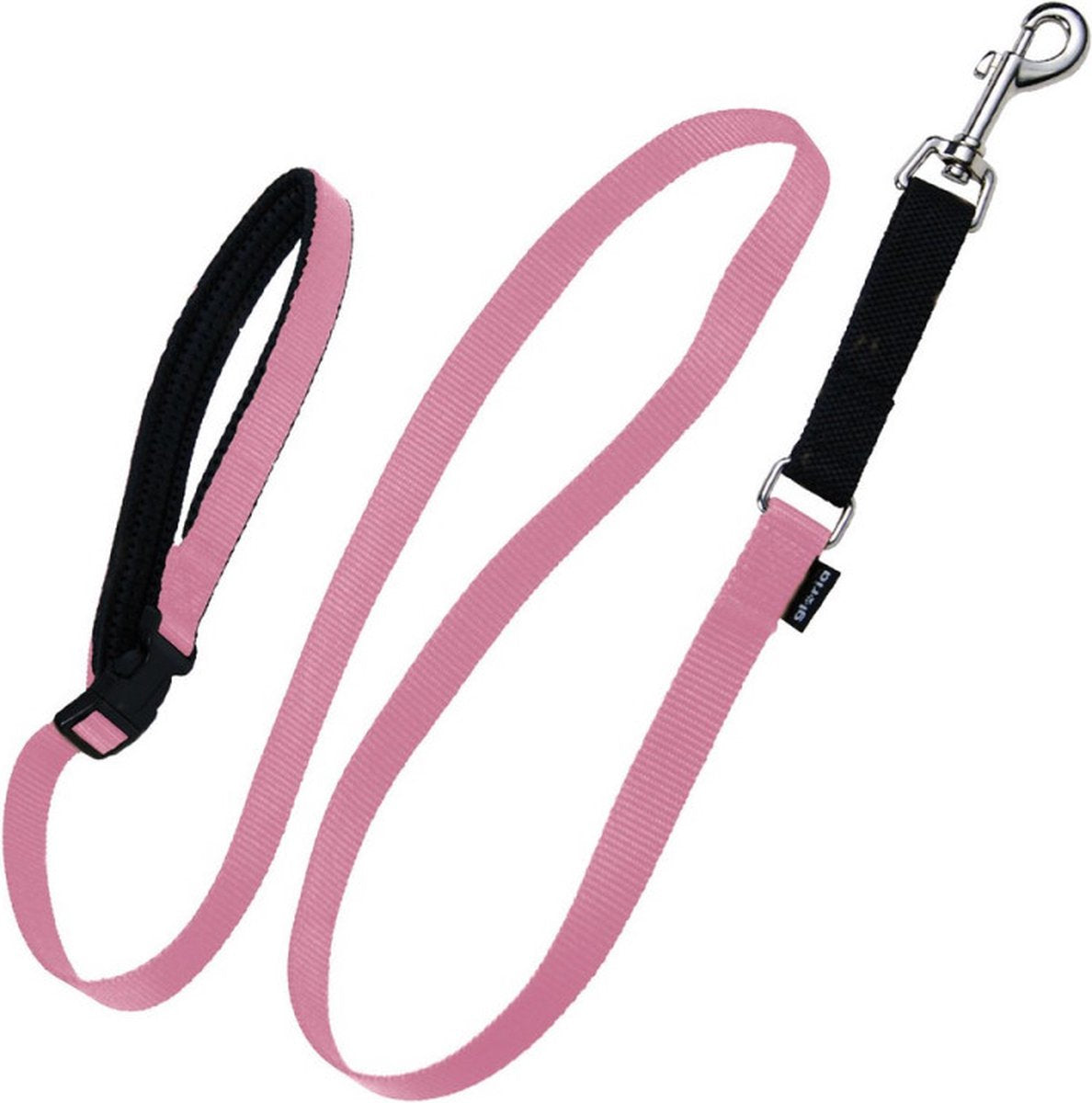 Laisse d'entraînement Gloria 2cm x 2m rose