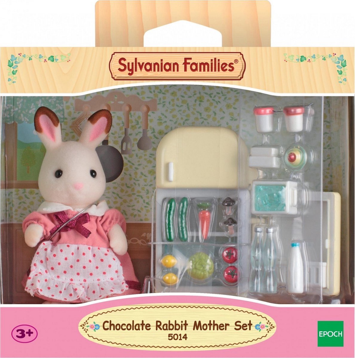 Sylvanian family 5014 set mère lapin en chocolat