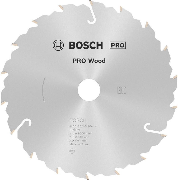 Bosch cirkzb vitesse 160x20x2,4 18t fz wz